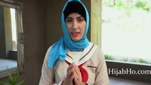 Ensinando uma garota com hijab a foder